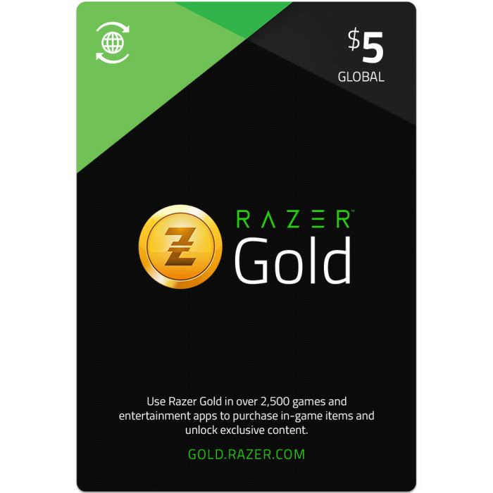 Razer Gold $5 (Global) - Instant Delivery Email 